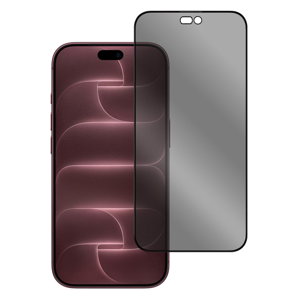 Protector de pantalla Privacy Blueo Anti-Peep Applicator Pro para Apple iPhone 18 Pro Max, vidrio templado, adhesivo completo