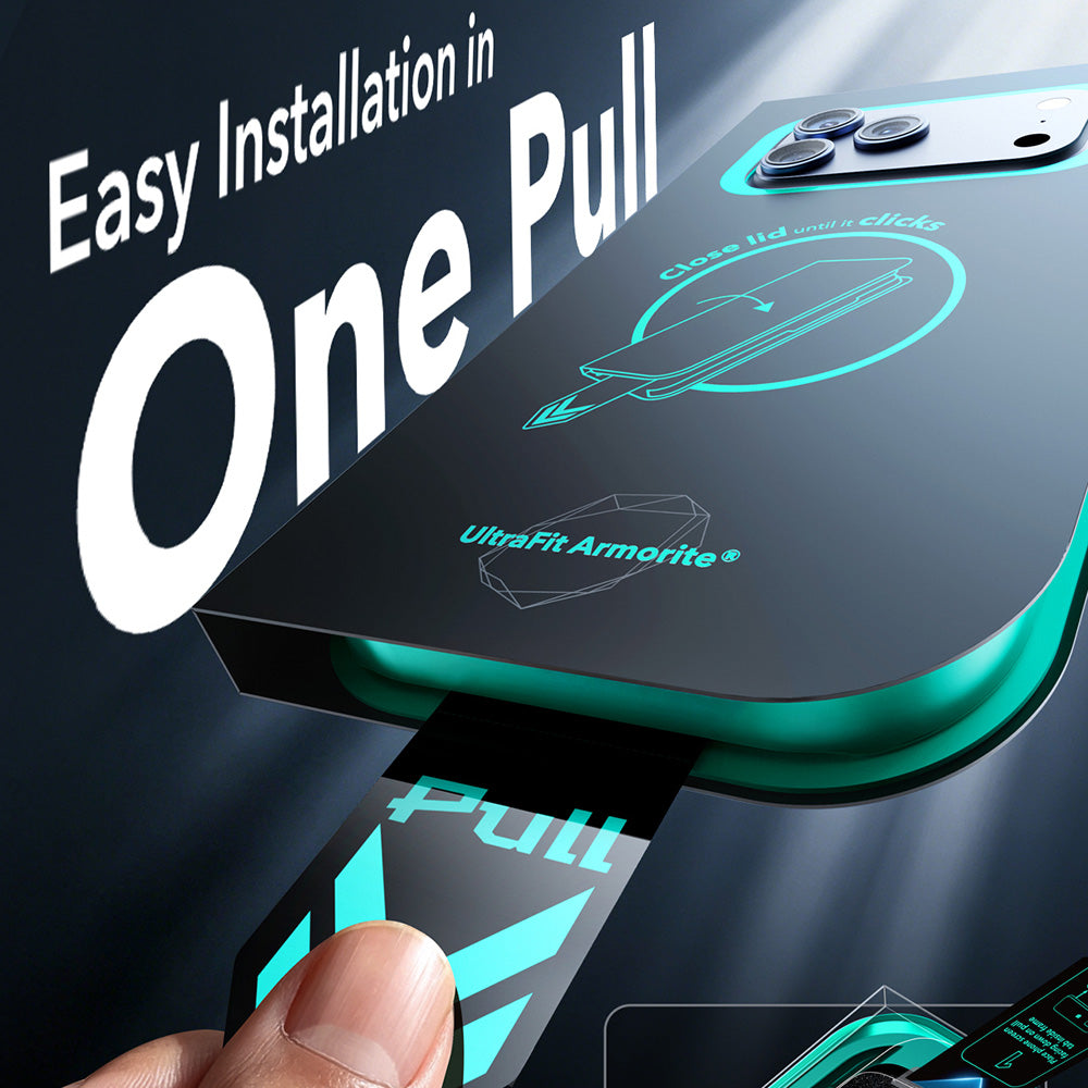 Protector de pantalla Privacy ESR Armorite UltraFit para Apple iPhone 18 Pro, vidrio templado, adhesivo completo, juego de 2 piezas