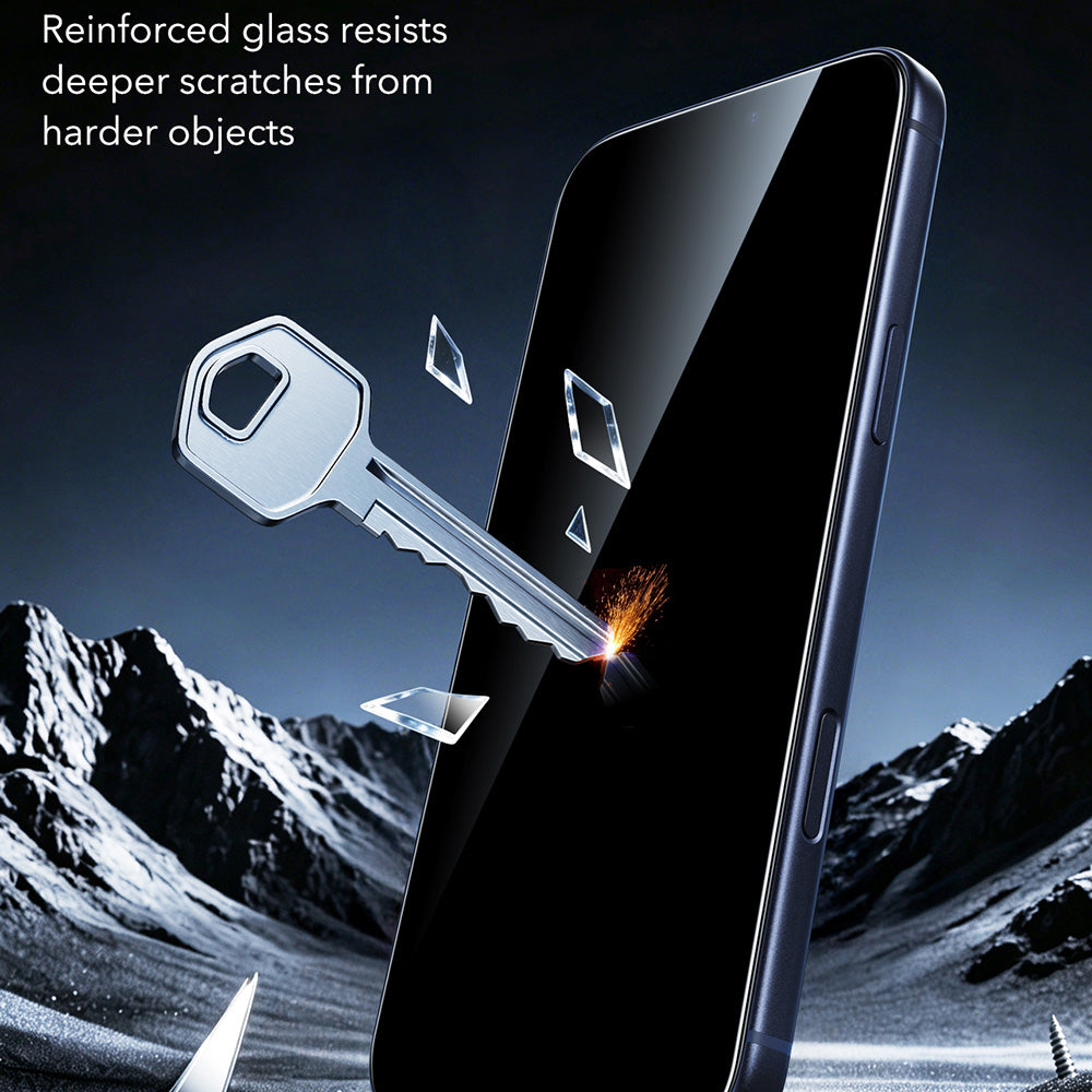 Protector de pantalla Privacy ESR Armorite UltraFit para Apple iPhone 18 Pro, vidrio templado, adhesivo completo, juego de 2 piezas