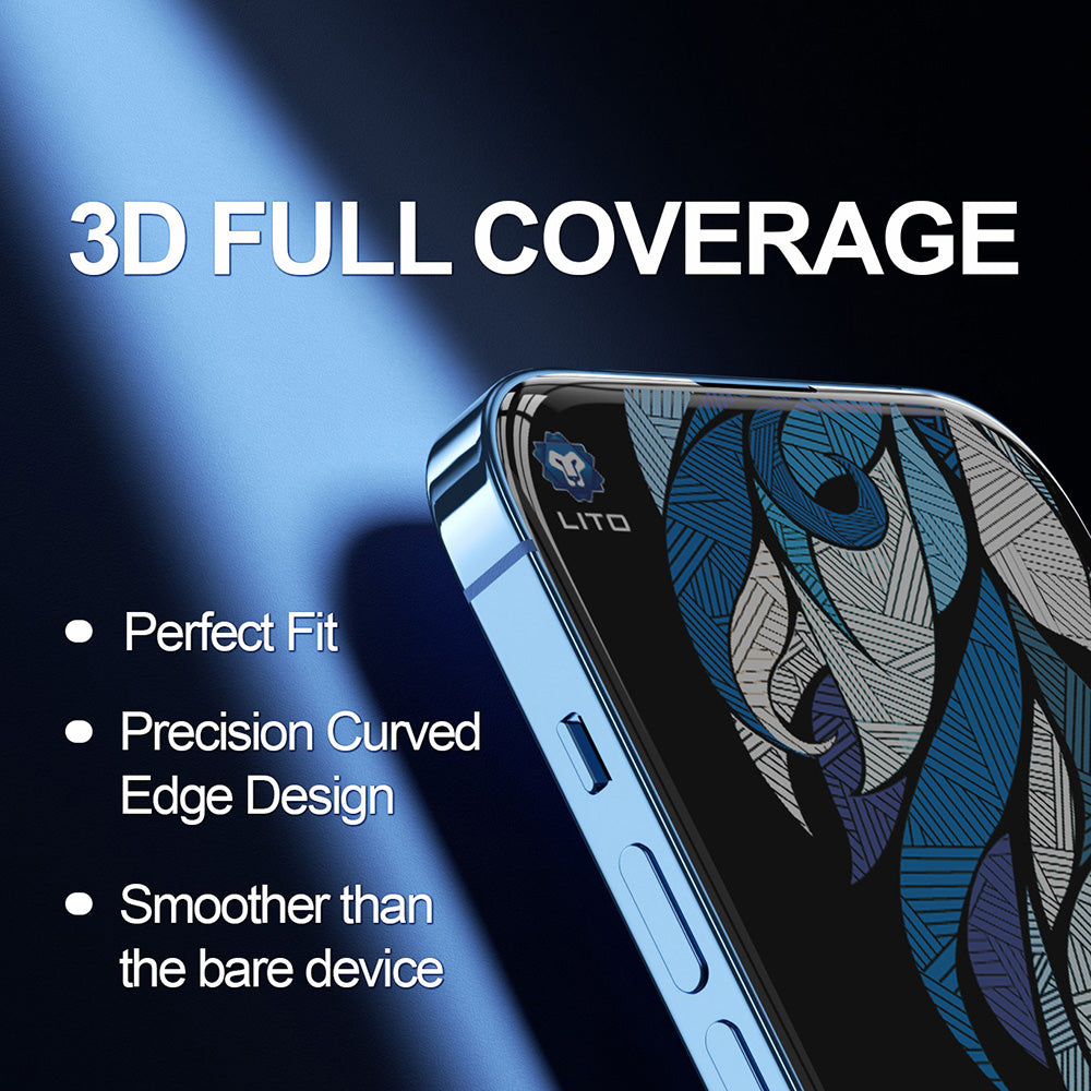 Protector de pantalla Privacy Lito D+ Max 4K para Apple iPhone 17 Air, Cristal Templado, Full Glue