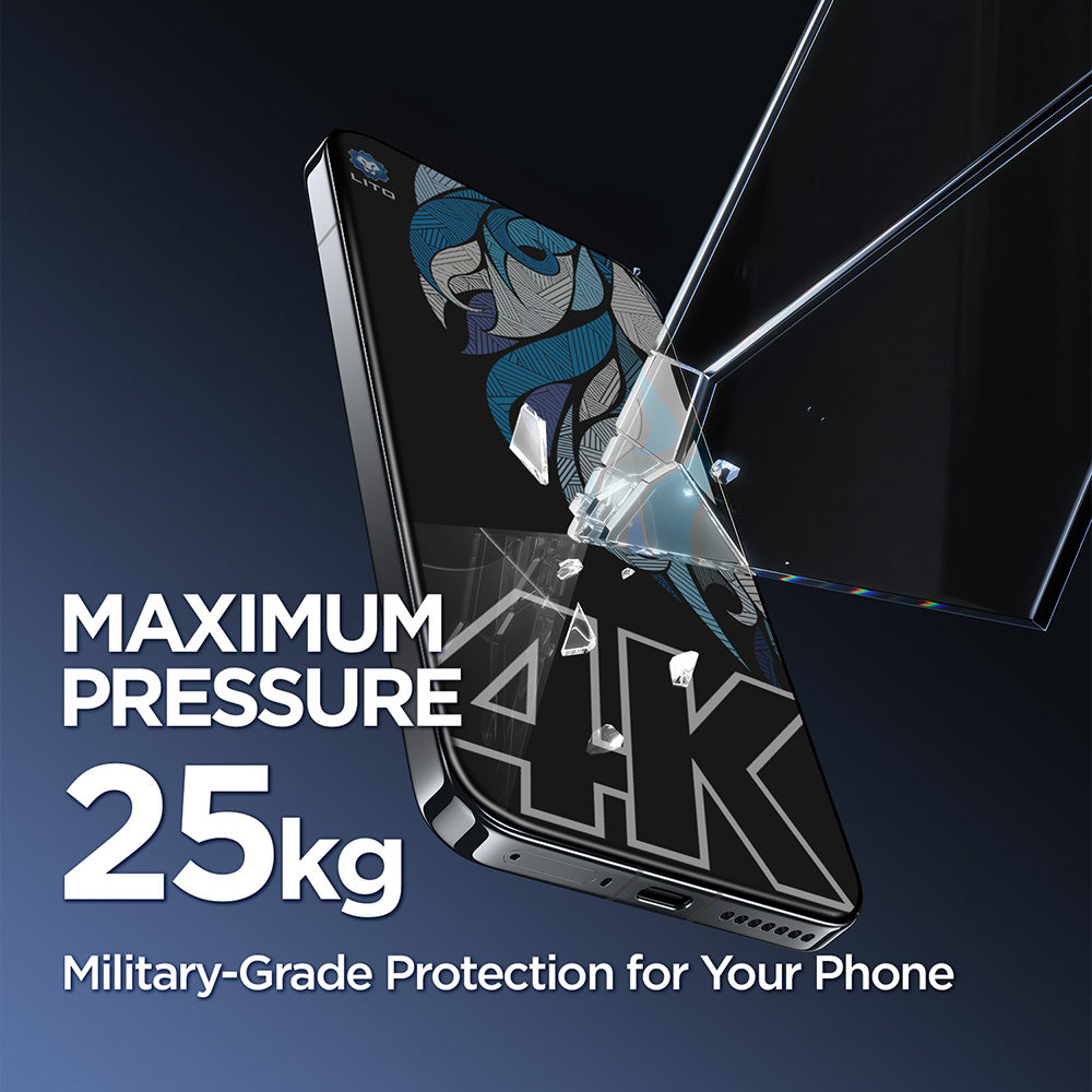 Protector de pantalla Privacy Lito D+ Max 4K para Apple iPhone 17 Pro Max, Cristal Templado, Full Glue