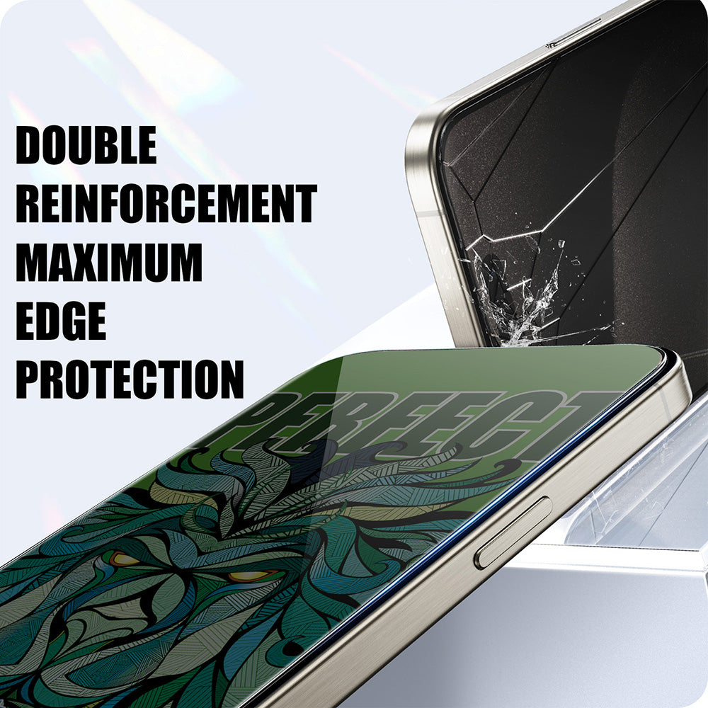 Protector de pantalla Privacy Lito D+ Max Strong para Apple iPhone 17 / 16 Pro, Cristal Templado, Full Glue