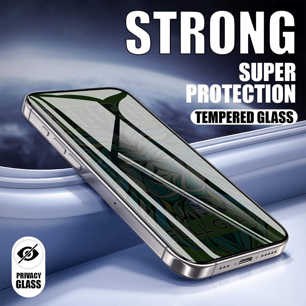 Protector de pantalla Privacy Lito D+ Max Strong para Apple iPhone 17 / 16 Pro, Cristal Templado, Full Glue
