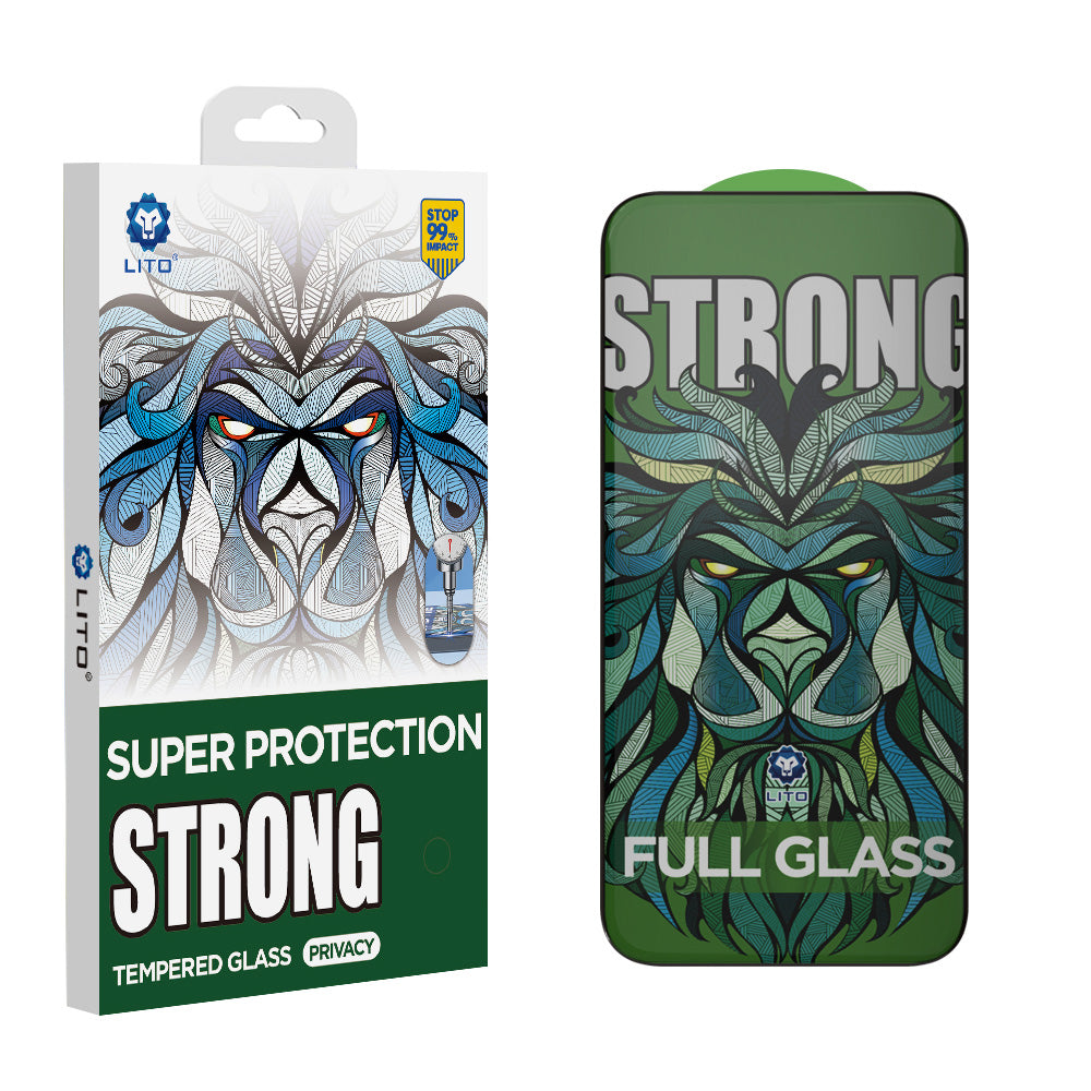 Protector de pantalla Privacy Lito D+ Max Strong para Apple iPhone 17 Air, Cristal Templado, Full Glue