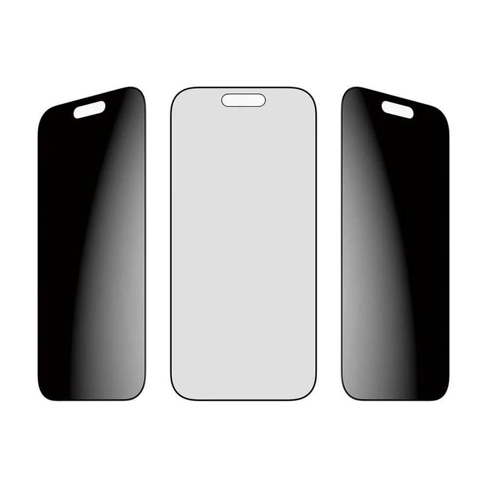 Protector de pantalla Privacy PanzerGlass Ultra-Wide Fit 2-Way EasyAligner para Apple iPhone 17 / 16 Pro, Cristal Templado, Full Glue