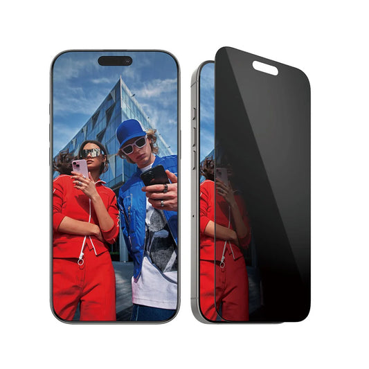 Protector de pantalla Privacy PanzerGlass Ultra-Wide Fit EasyAligner para Apple iPhone 16 Pro Max, Cristal Templado, Full Glue