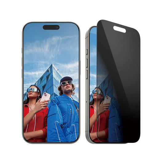 Protector de pantalla Privacy PanzerGlass Ultra-Wide Fit EasyAligner para Apple iPhone 16 Pro, Cristal Templado, Full Glue