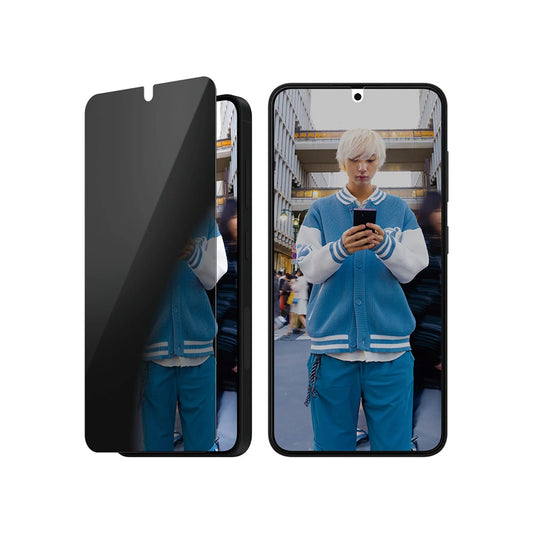 Protector de pantalla Privacy PanzerGlass Ultra-Wide Fit para Samsung Galaxy S25 S931 / S24 S921, Cristal Templado, Full Glue