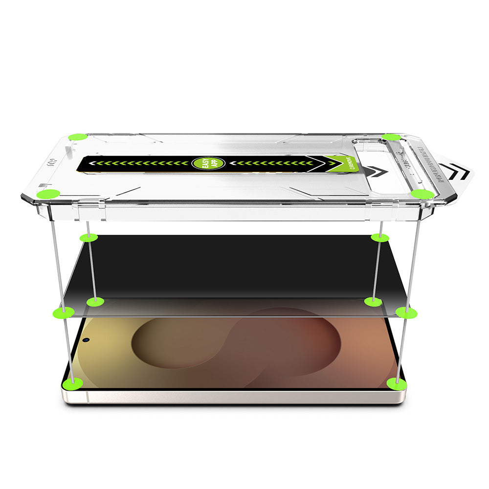 Protector de pantalla Privacy Techsuit TitanGlass CrystalHD para Samsung Galaxy S26, Cristal Templado, Full Glue