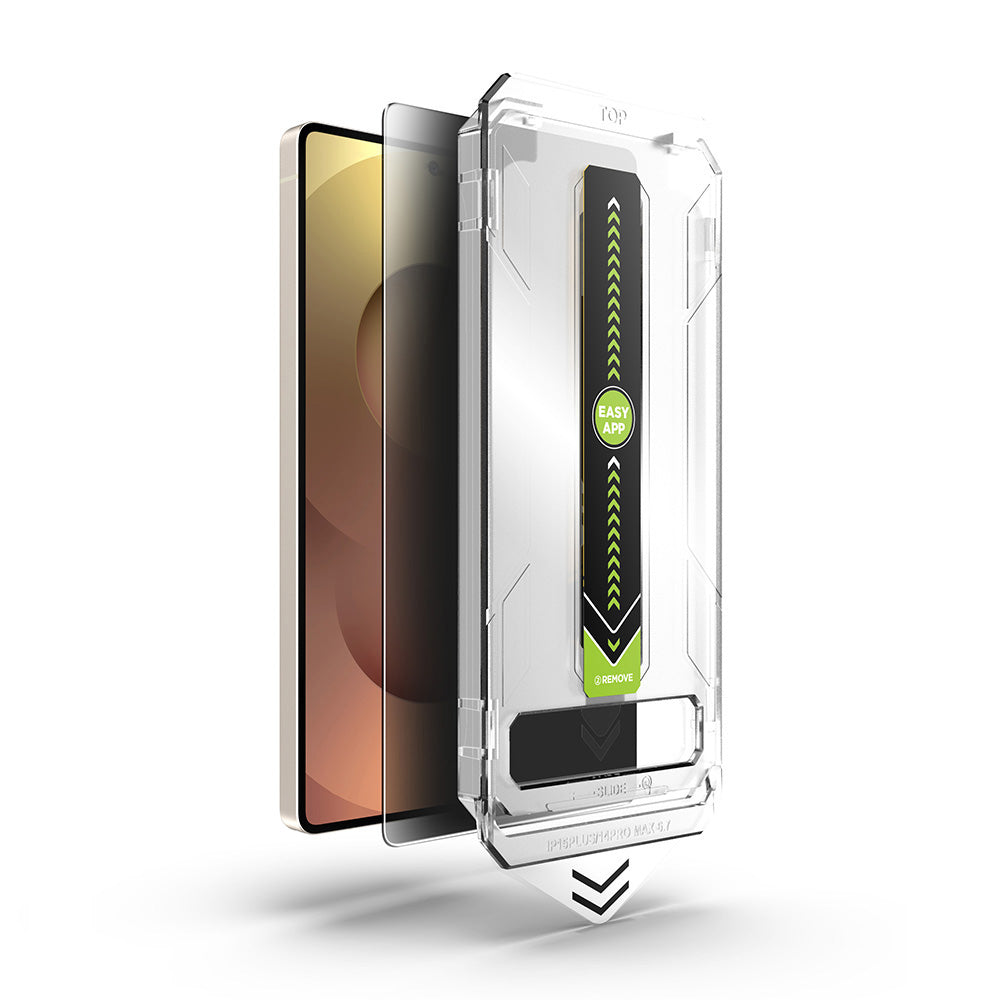 Protector de pantalla Privacy Techsuit TitanGlass CrystalHD para Samsung Galaxy S26, Cristal Templado, Full Glue