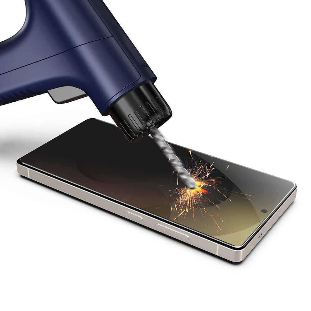 Protector de pantalla Privacy Techsuit TitanGlass CrystalHD para Samsung Galaxy S26, Cristal Templado, Full Glue