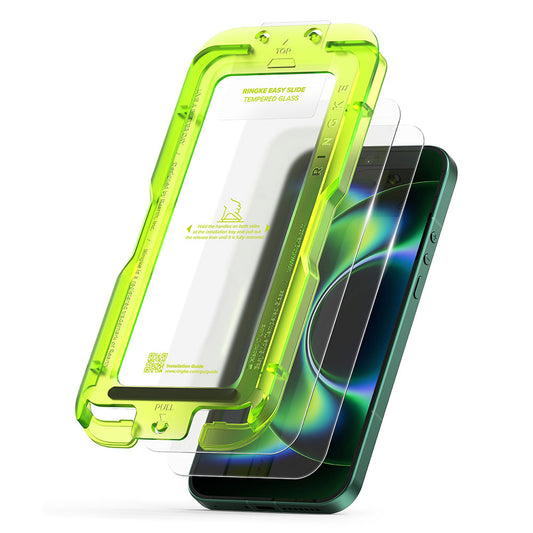 Protector de pantalla Ringke Easy Slide para Xiaomi 17 Ultra, vidrio templado, adhesivo completo, juego de 2 piezas