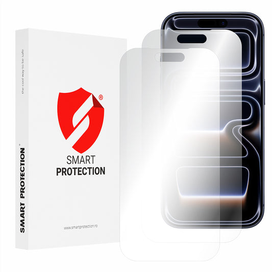 Funda protectora de pantalla Smart Protection Premium Classic para Apple iPhone 17 Pro, Plástico, Set de 2 piezas