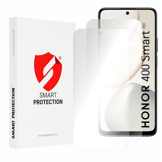 Protector de pantalla Smart Protection Premium Classic para Honor 400 Smart 4G / X7d 4G, plástico, juego de 2 piezas