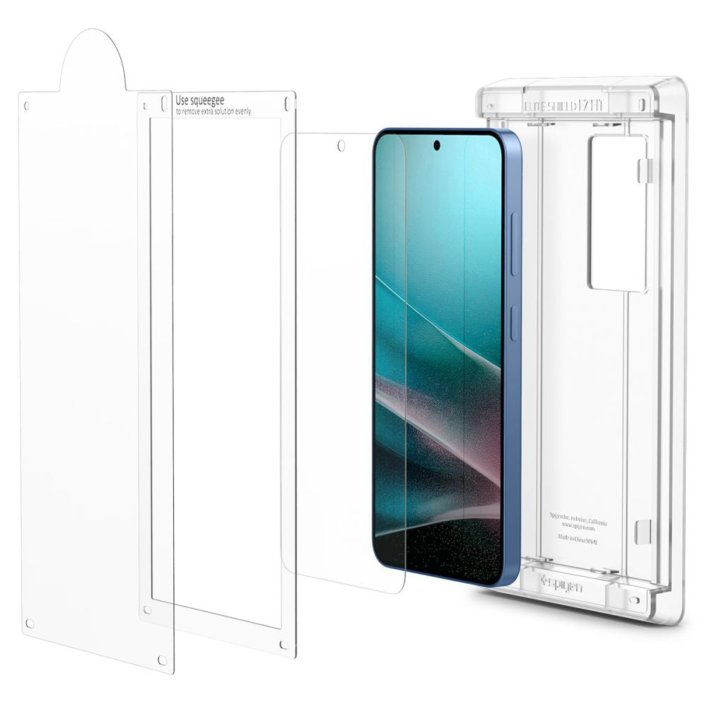 Protector de pantalla Spigen Elite Shield EZ FIT HD para Samsung Galaxy S25+ S936, Plástico AFL09087