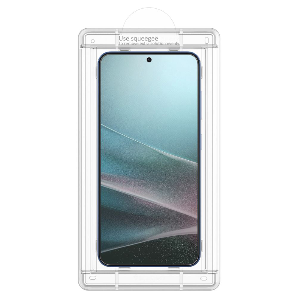 Folie de protección de pantalla Spigen Elite Shield EZ FIT HD para Samsung Galaxy S25 S931, Plástico AFL09091