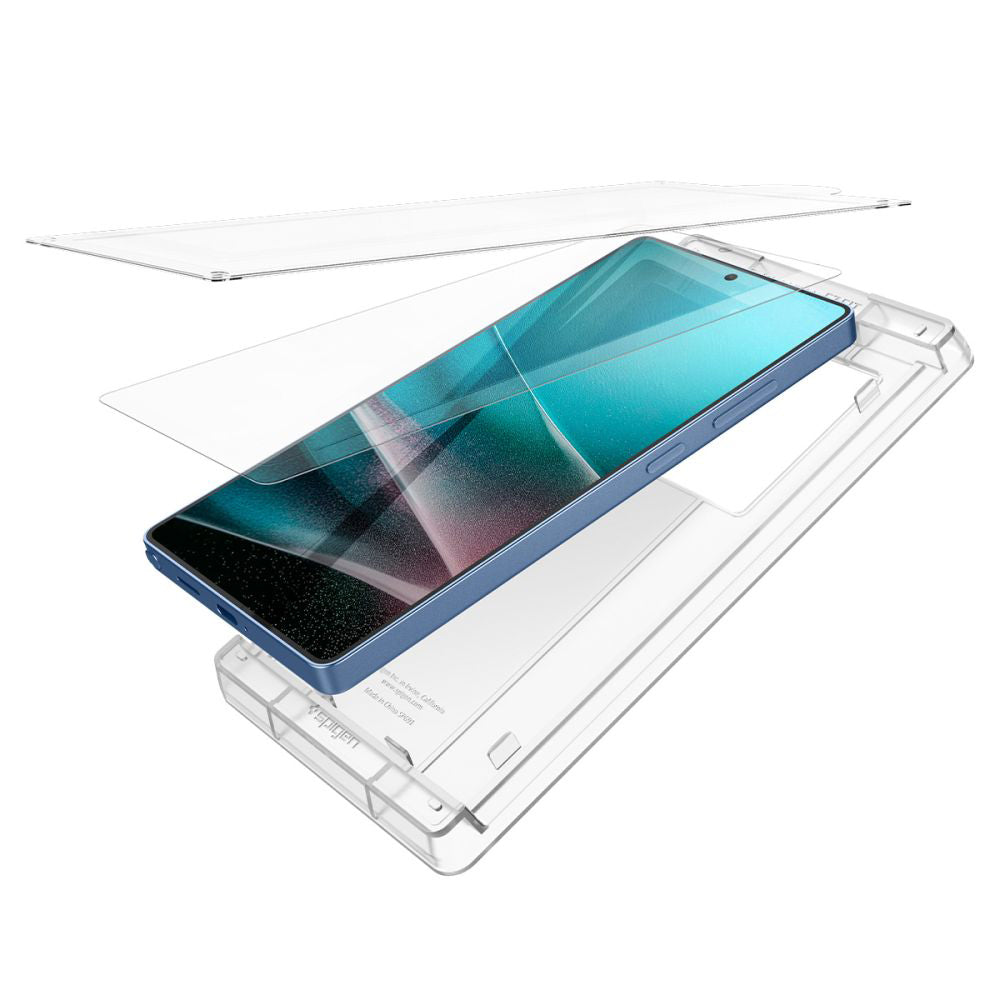 Protector de pantalla Spigen Elite Shield EZ FIT HD para Samsung Galaxy S25 Ultra S938, plástico AFL09083