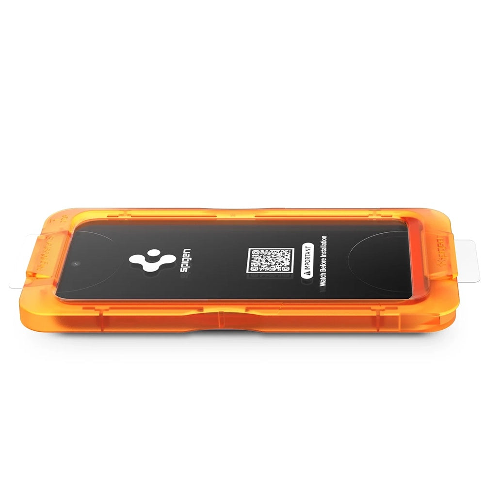 Protector de pantalla Spigen GlastR AlignMaster S para OnePlus 15, vidrio templado, adhesivo completo, set de 2 piezas AGL11333