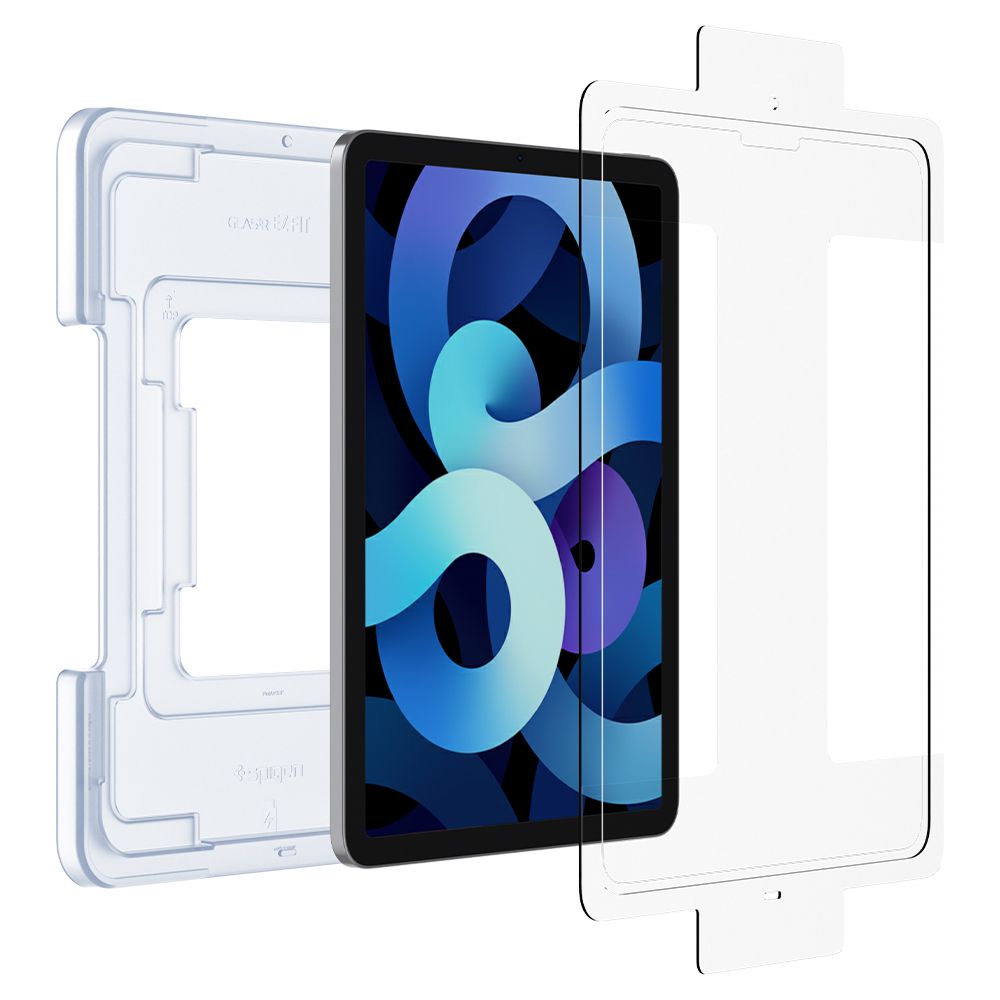 Protector de pantalla Spigen GlastR EZ FIT para Apple iPad Air (2022) / Pro 11 (2021) / Air (2020), Cristal Templado, Full Glue AGL02065