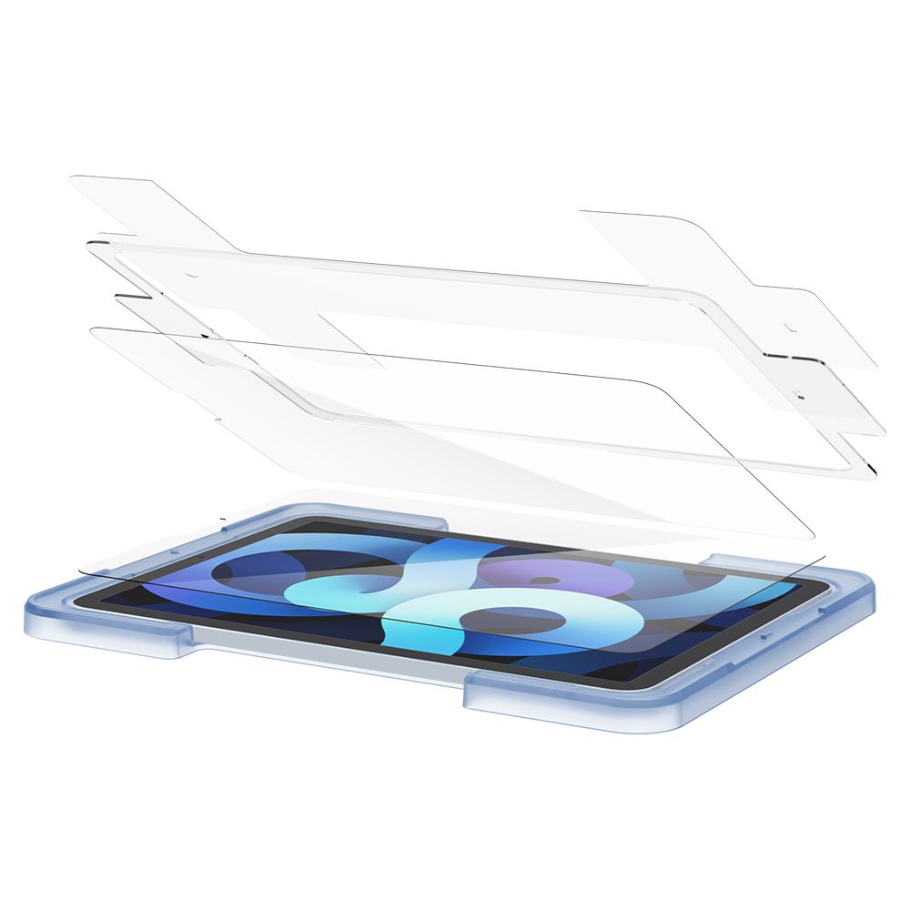 Protector de pantalla Spigen GlastR EZ FIT para Apple iPad Air (2022) / Pro 11 (2021) / Air (2020), Cristal Templado, Full Glue AGL02065