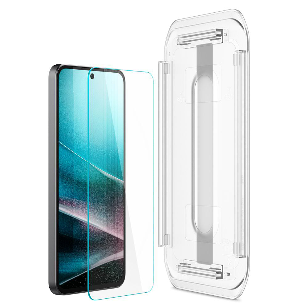 Protector de pantalla Spigen GlastR EZ FIT para Samsung Galaxy A36 A366, vidrio templado, adhesivo completo, set de 2 piezas AGL09202