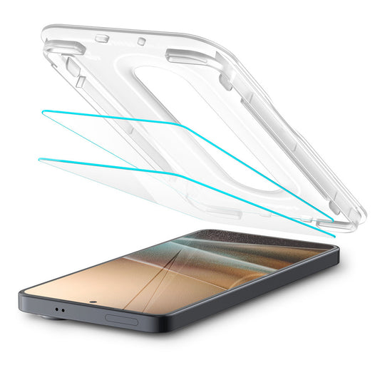 Protector de pantalla Spigen GlastR EZ FIT Pro HD (Anti-Reflejos) para Samsung Galaxy S26 Plus S947, Cristal Templado, Adhesivo Completo, Set de 2 piezas