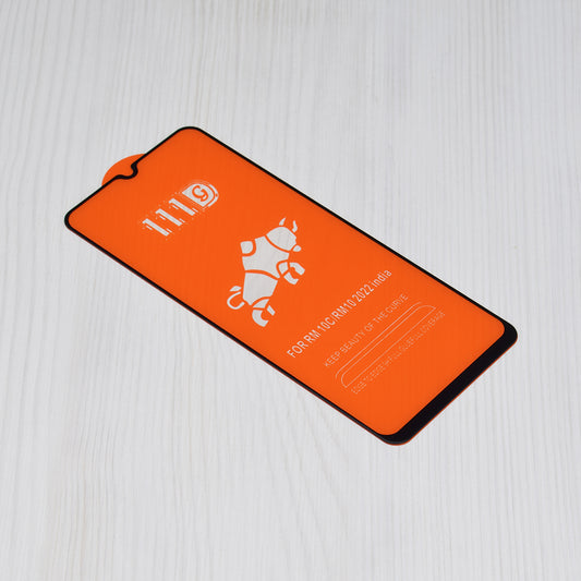 Protector de pantalla Techsuit para Xiaomi Redmi A3x / A3, vidrio templado, adhesivo completo, 111D, negro