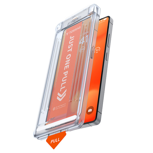 Protector de pantalla Torras GlassGo Install Master para Samsung Galaxy S25 Ultra S938, vidrio templado, adhesivo completo