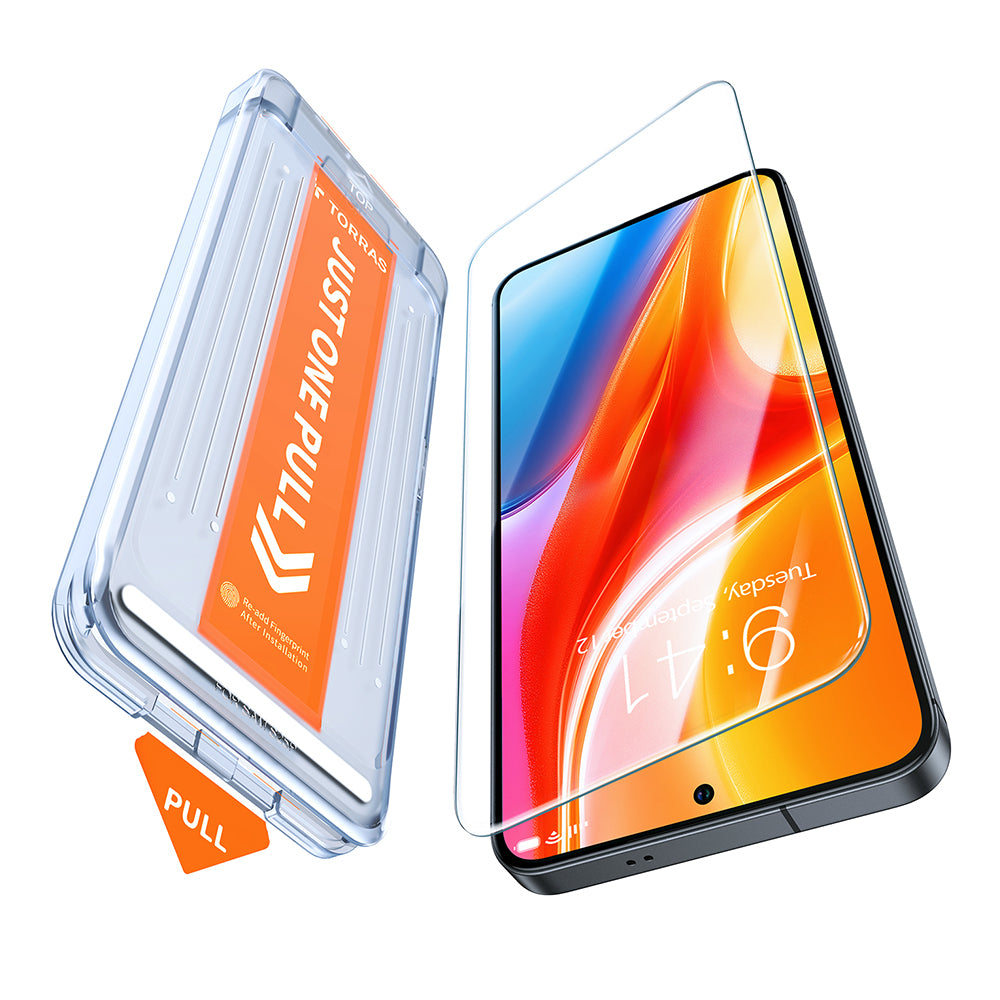 Protector de pantalla Torras GlassGo Install Master para Samsung Galaxy S25 Ultra S938, vidrio templado, adhesivo completo