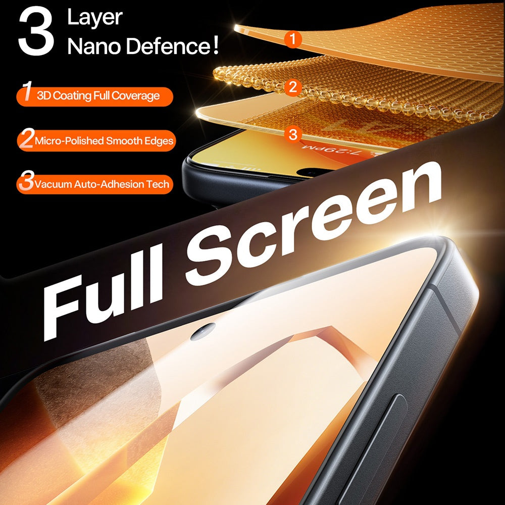 Protector de pantalla Torras GlassGo Install Master para Samsung Galaxy S26 Ultra S948, Cristal Templado, Adhesivo Completo, Transparente.