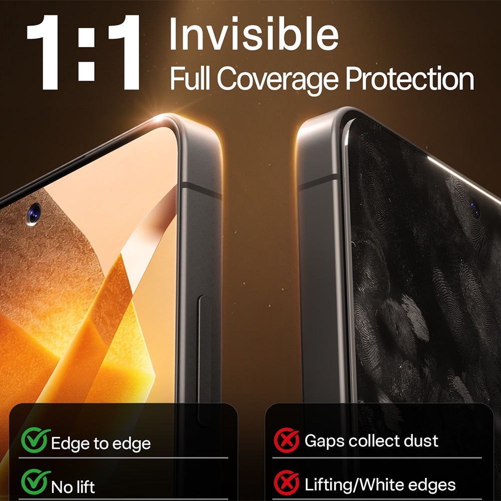 Protector de pantalla Torras GlassGo Install Master para Samsung Galaxy S26 Ultra S948, Cristal Templado, Adhesivo Completo, Transparente.