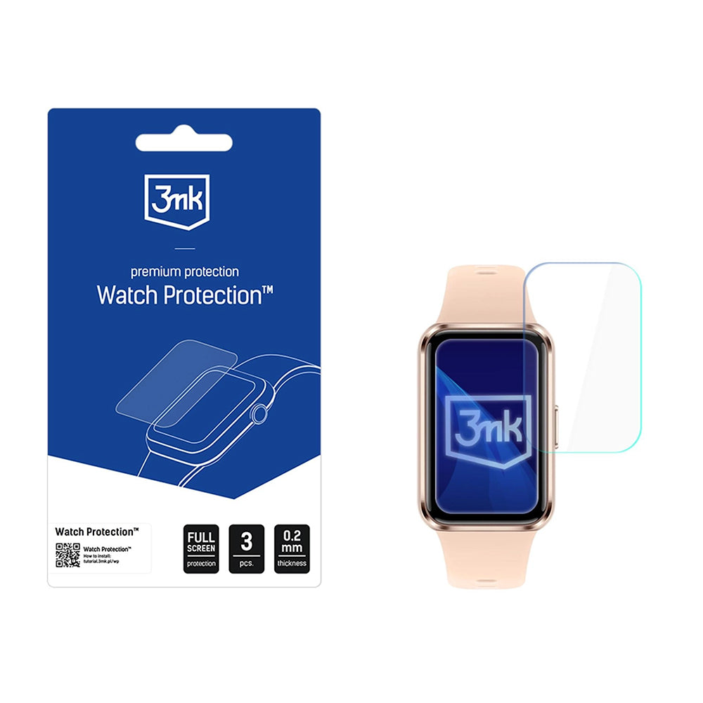 Folie Protección 3MK Arc para Huawei Band 11, Set 3 piezas, Plástico