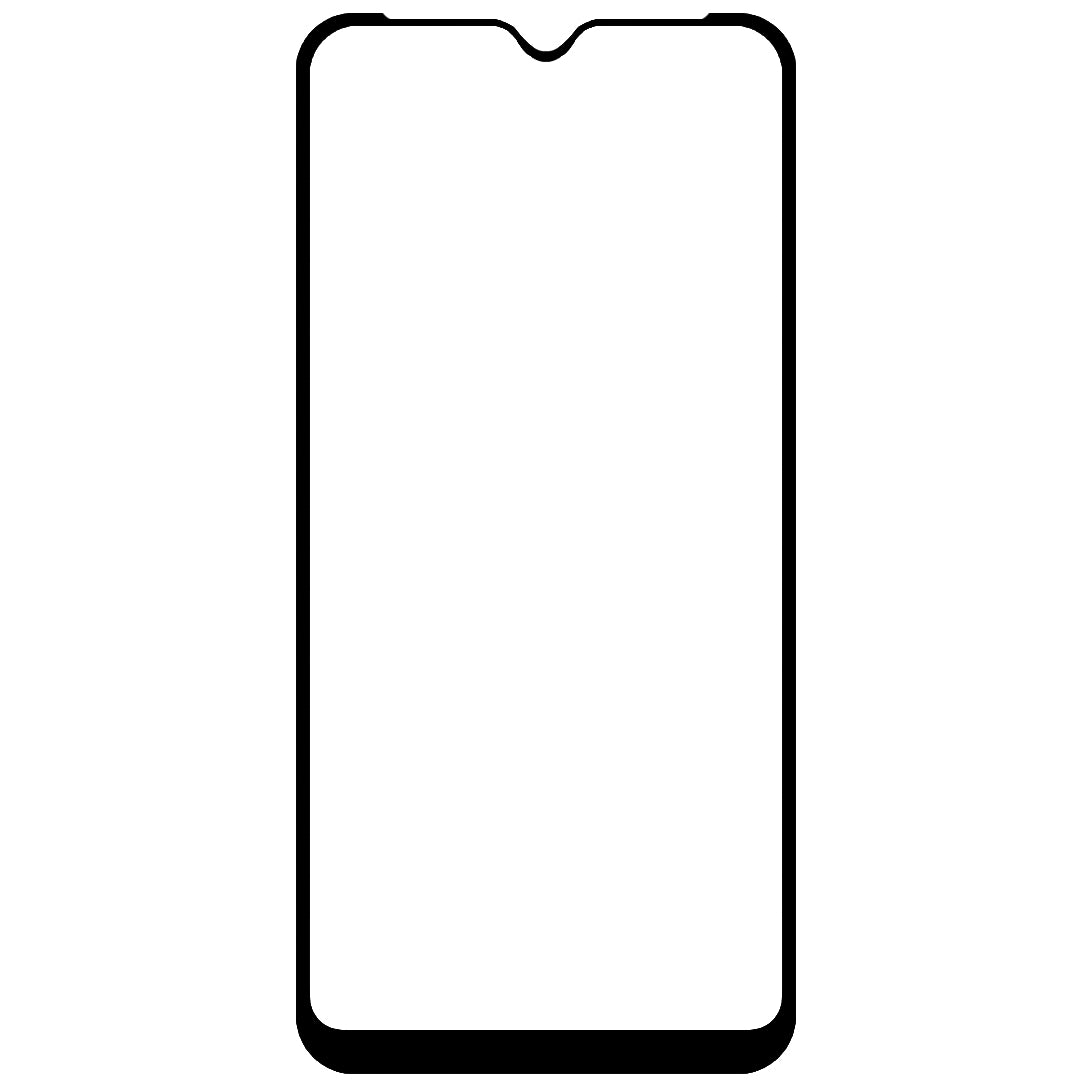 Película protectora de pantalla OEM para Samsung Galaxy A10 A105, Glass Shield, Full Glue, Negro
