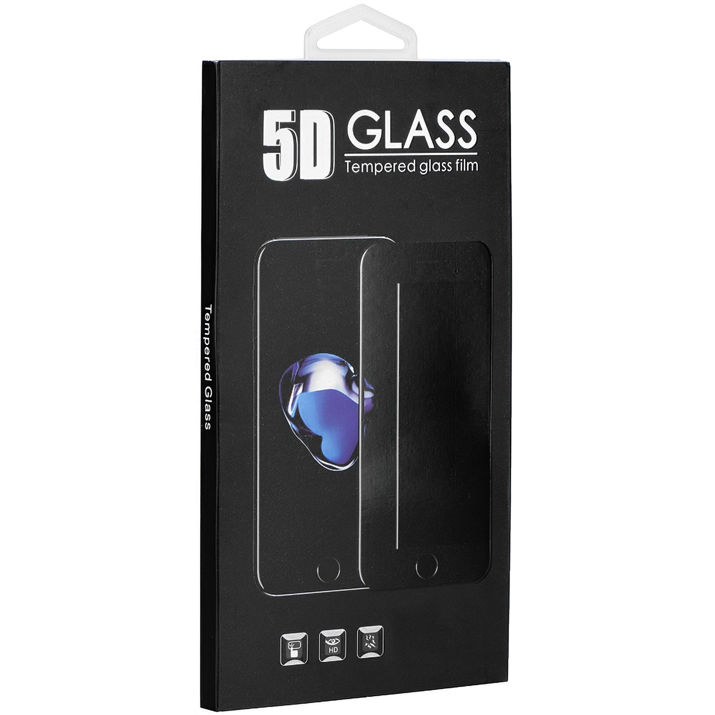 Protector de pantalla OEM para Samsung Galaxy A53 5G A536, Cristal Templado, Pegamento Completo, 5D, Negro.