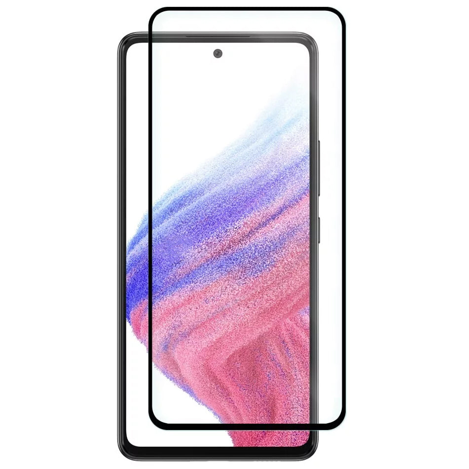 Protector de pantalla OEM para Samsung Galaxy A53 5G A536, Cristal Templado, Pegamento Completo, 6D, Negro