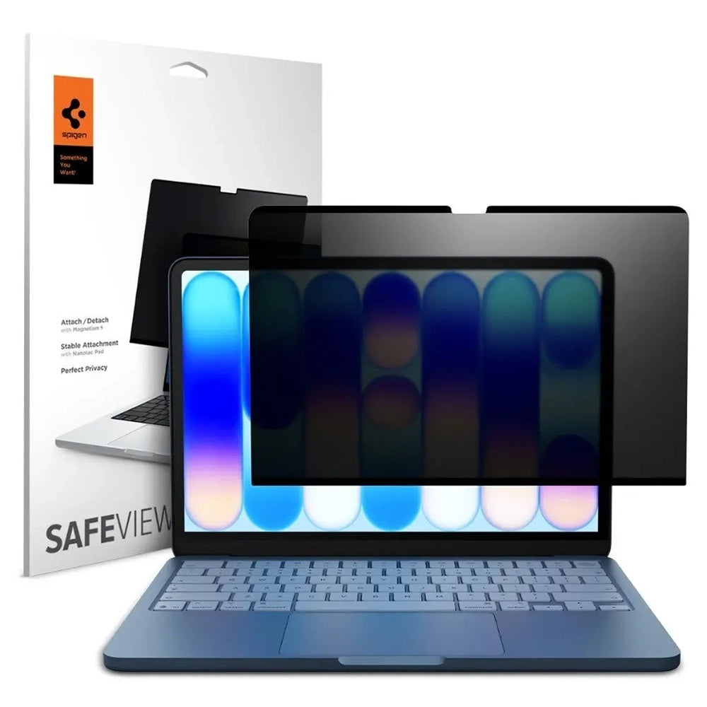 Protector de Pantalla Privacy Spigen Safe View Magnético para Apple MacBook Neo 13 pulgadas, Plástico AFL11670