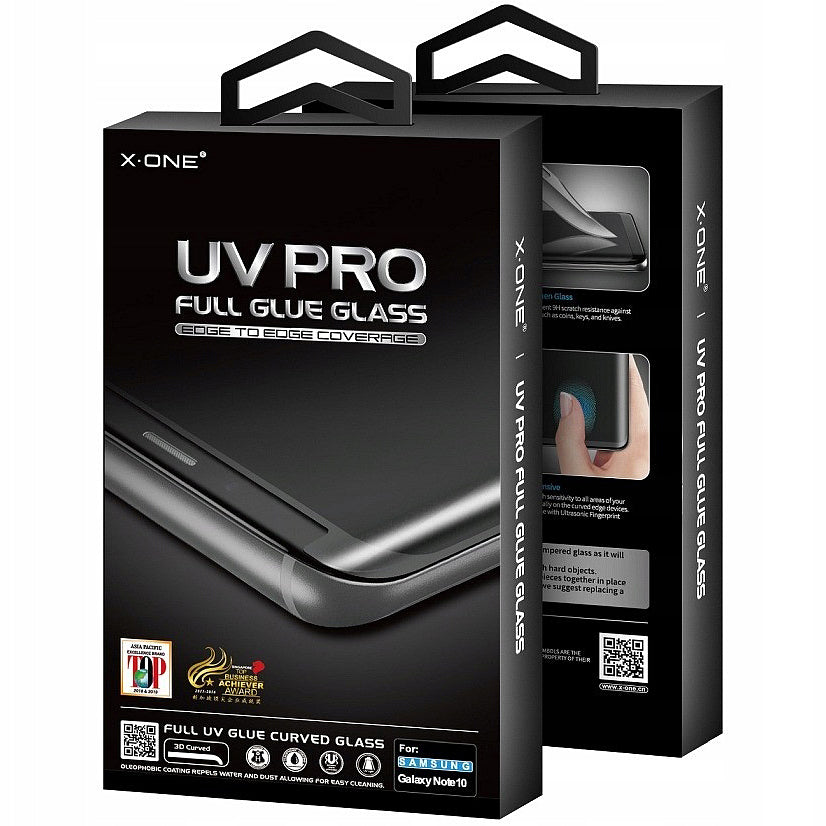 Protector de pantalla X-One para Samsung Galaxy S21 Ultra 5G G998, Cristal Templado, Pegamento UV