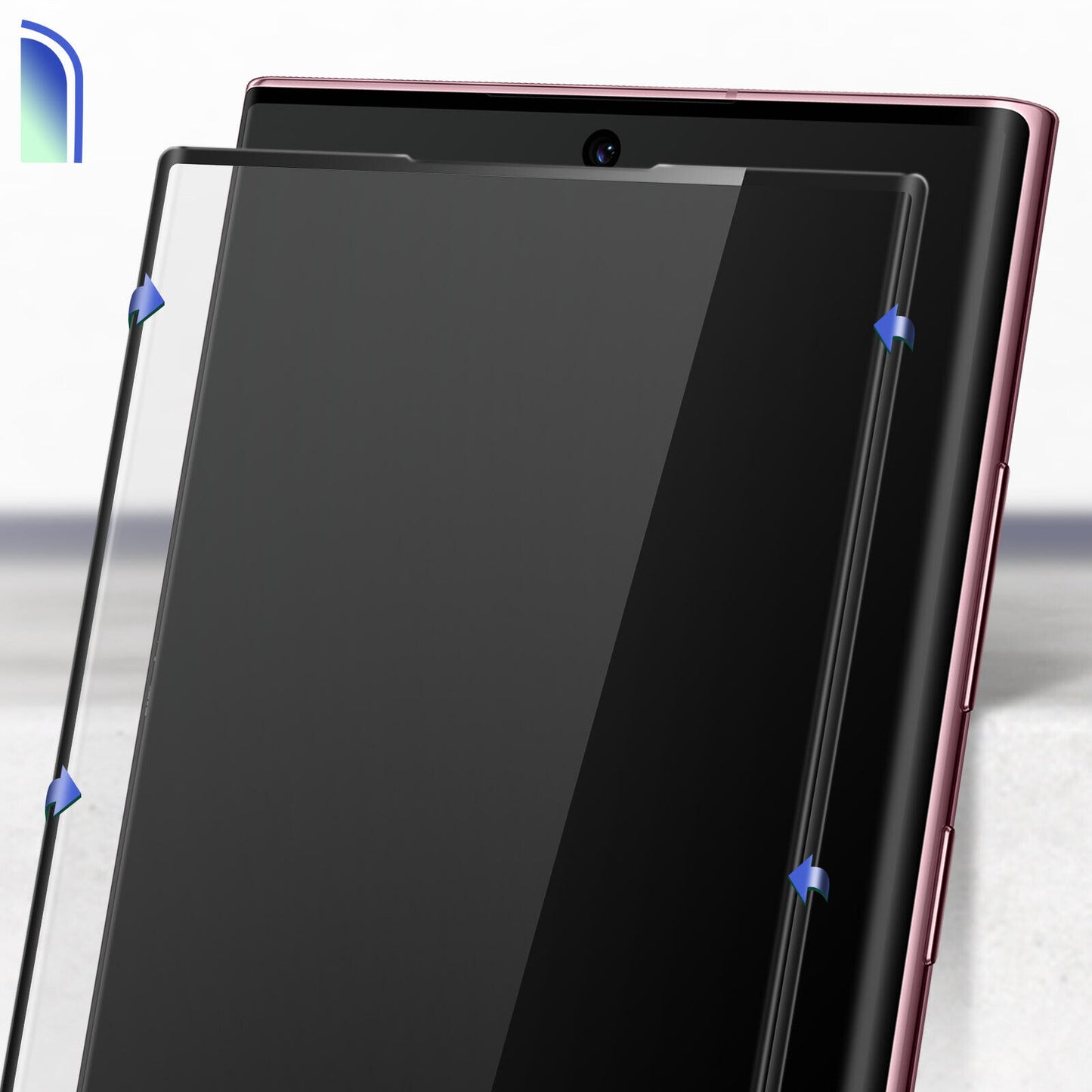 Protector de pantalla X-One para Samsung Galaxy S22 Ultra 5G S908, Cristal Templado, Adhesivo Completo, 3D