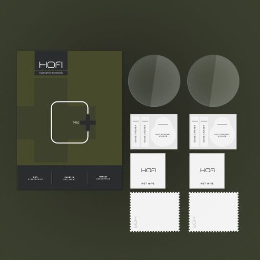 Protector de pantalla HOFI PRO+ para Huawei Watch GT 4 46mm, Set de 2 piezas, Vidrio templado
