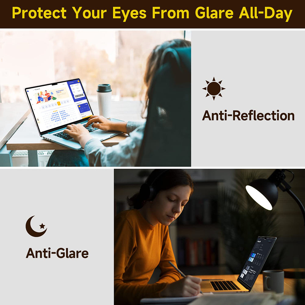 Lámina Protectora de Pantalla Mate Anti Luz Azul Techsuit VisionProX para Apple MacBook Air M3 13inch (2024), Plástico