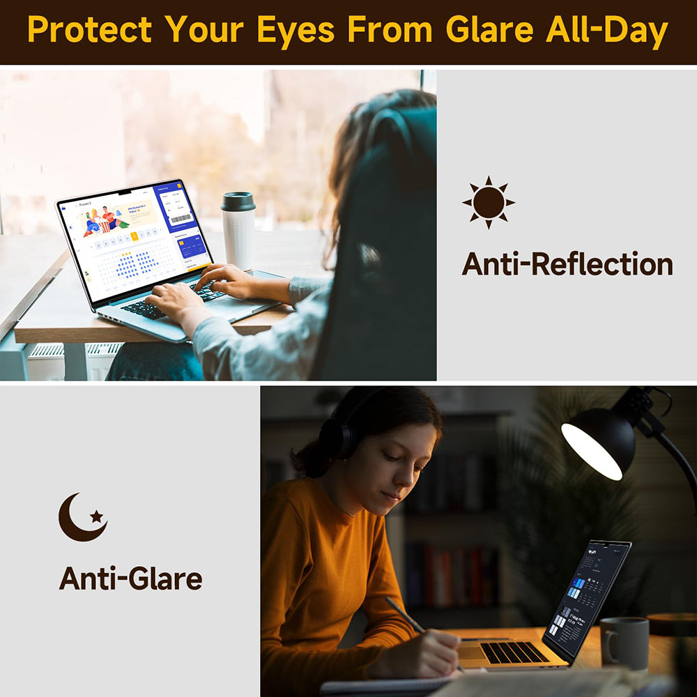 Lámina Protectora de Pantalla Mate Anti Luz Azul Techsuit VisionProX para Apple MacBook Air M3 15inch (2024) / Air M2 15inch (2023), Plástico