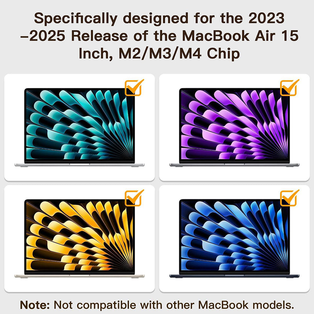Lámina Protectora de Pantalla Mate Anti Luz Azul Techsuit VisionProX para Apple MacBook Air M3 15inch (2024) / Air M2 15inch (2023), Plástico