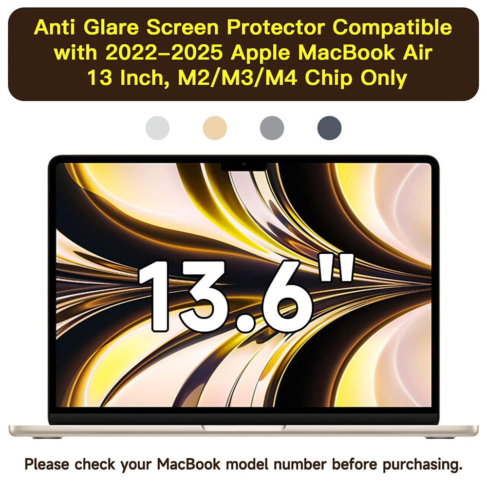 Lámina Protectora de Pantalla Mate Anti Luz Azul Techsuit VisionProX para Apple MacBook Air M4 13inch (2025), Plástico