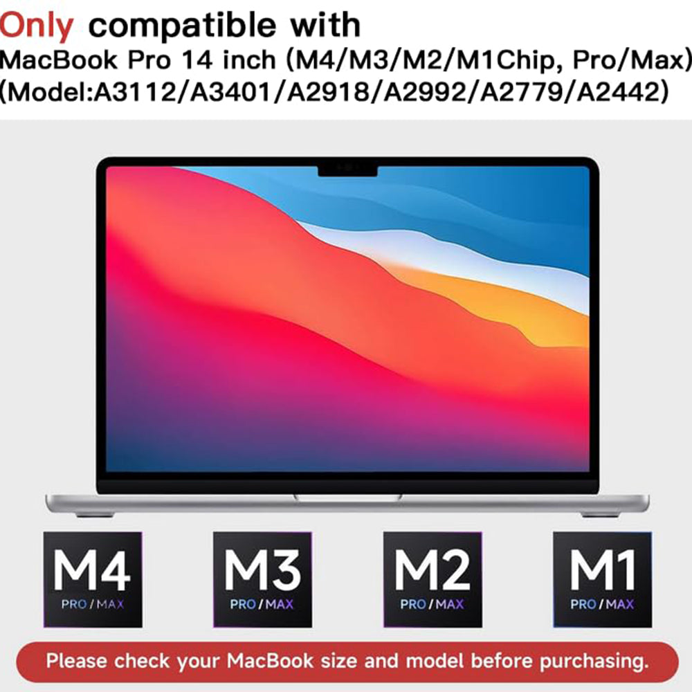 Lámina Protectora de Pantalla Mate Anti Luz Azul Techsuit VisionProX para Apple MacBook Pro 14 pulgadas (2024), Plástico