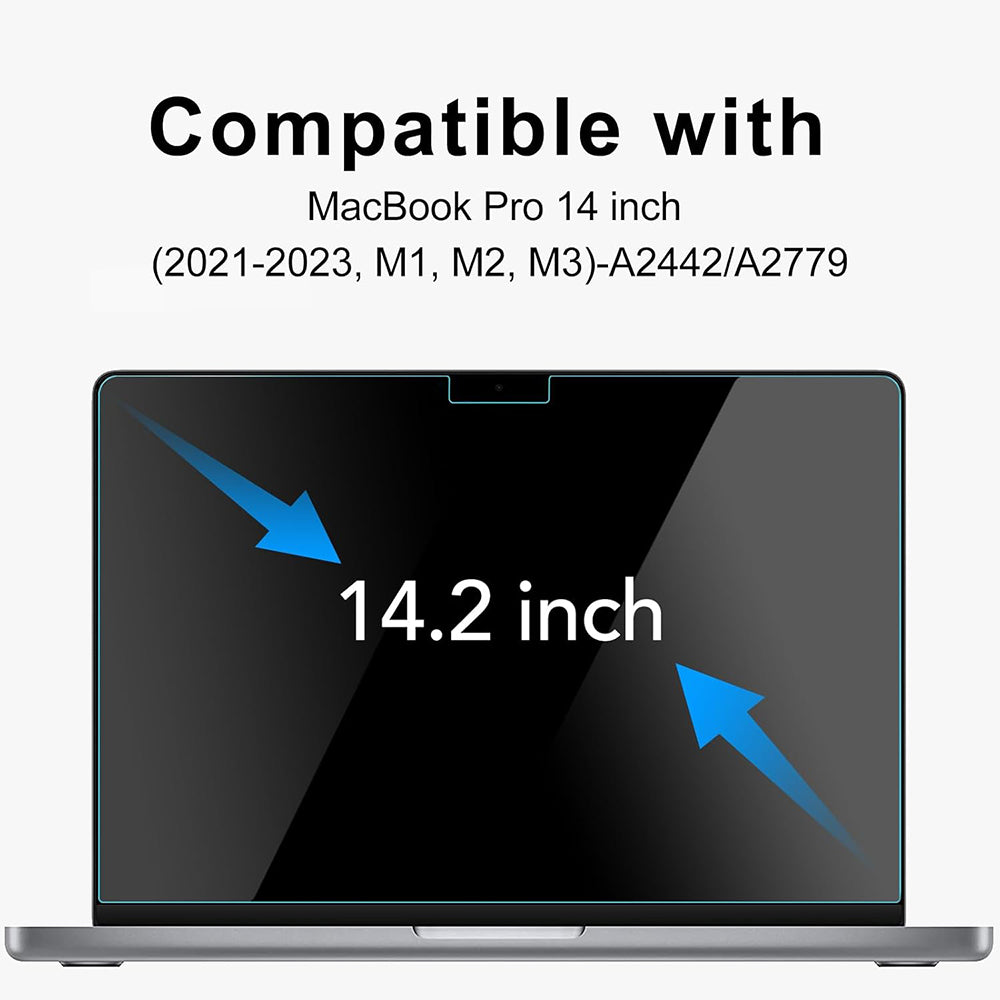 Lámina Protectora de Pantalla Mate Anti Luz Azul Techsuit VisionProX para Apple MacBook Pro 14 pulgadas (2024), Plástico
