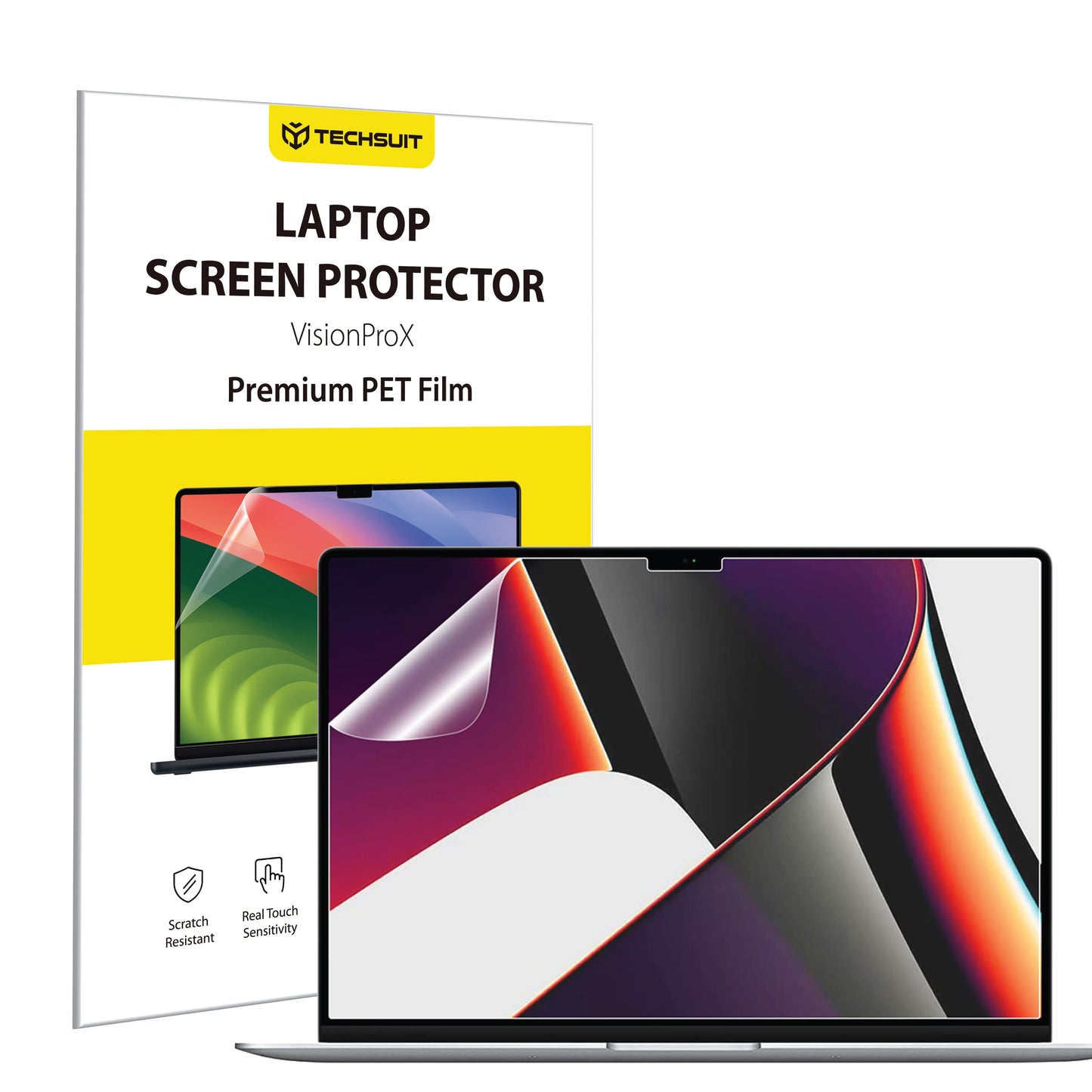 Lámina Protectora de Pantalla Mate Anti Luz Azul Techsuit VisionProX para Apple MacBook Pro 16 pulgadas (2024), Plástico