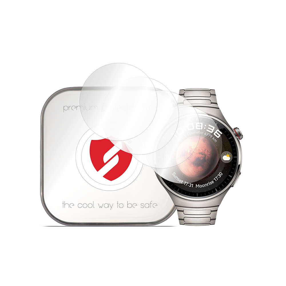 Protector de Pantalla Smart Protection Premium Classic para Huawei Watch 4 Pro, Set de 4 piezas, Plástico