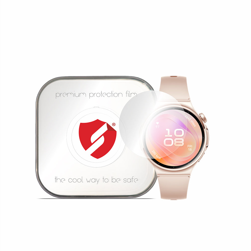 Protector de pantalla Smart Protection Premium Classic para Huawei Watch 6 de 42 mm, plástico, set de 4 unidades