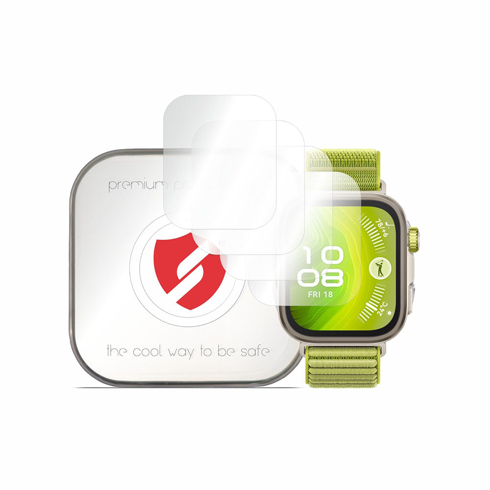 Protector de pantalla Smart Protection Premium Classic para Huawei Watch Fit 4 Pro, Set de 4 piezas, Plástico
