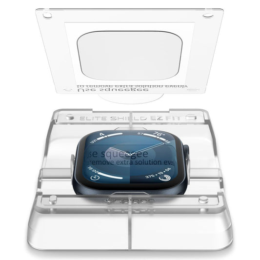 Spigen Elite Shield EZ FIT para Apple Watch Serie 42mm, Juego 2 piezas, Plástico AFL08580